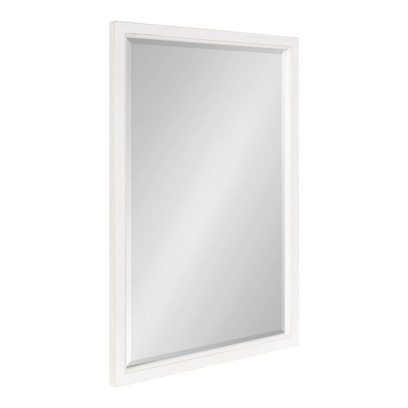 20&#34; x 30&#34; Hogan Wood Framed Decorative Wall Mirror White - Kate &#38; Laurel All Things Decor, 1 of 9