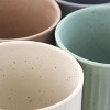Gibson Home Evening Stroll 4 Piece 19 Ounce Stoneware Ribbed Mug Set in Assorted Color - 4 of 4