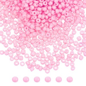 Unique Bargains Loose DIY Earring Necklace Making Glass Round Beads 12000 Pcs - 1 of 4