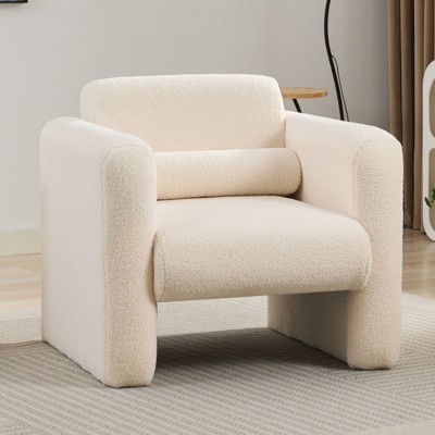 RISOKEYS Fashionable Accent Chair with Pillow - Easy to Use,Comfortable Lounge Seating for Living Room,Bedroom,Dorm & Office & Home Decor,