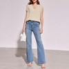 Women's V Neck Sweater Vest Oversized Cap Sleeve Casual Ribbed Split Hem Pullover Tank Tops Knitwear - 2 of 4