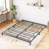 Whizmax 8 Inch Bed Frame No Box Spring Needed, Heavy Duty Metal Platform Bed Frame for Bedroom Easy Assembly, Noise Free, Black - 4 of 4