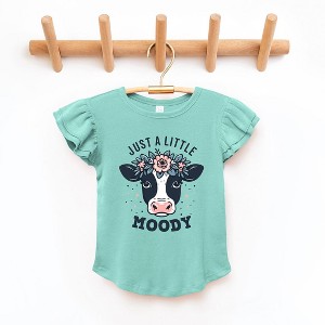 The Juniper Shop A Little Moody Toddler Flutter Sleeve Tee - 1 of 2