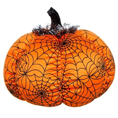 The Lakeside Collection Webbed Pumpkin Decor