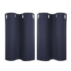 PiccoCasa Window Rod Pocket Valance Thermal Insulated Curtain Panels 2Pcs - 4 of 4
