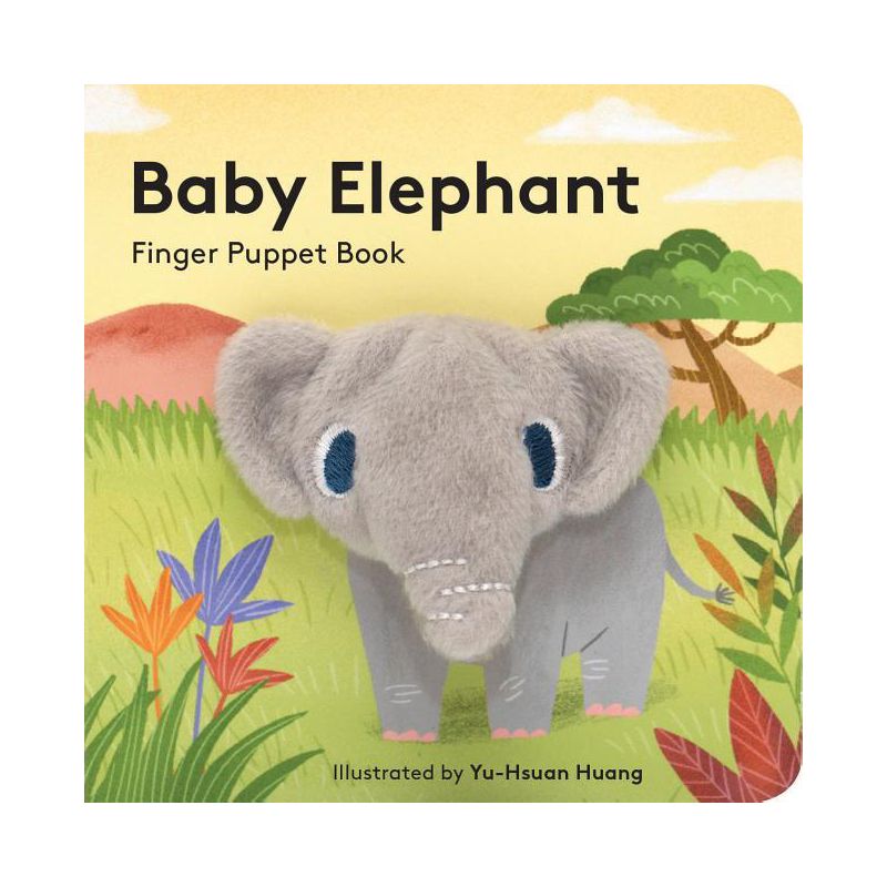 Baby Elephant: Finger Puppet Book - (Baby Animal Finger Puppets) by  Chronicle Books (Board Book), 1 of 2
