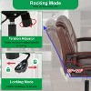 BestMassage Office Chair Executive Chair with Breathable PU Leather Rolling Casters - 3 of 4