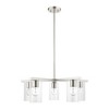 Livex Lighting Zurich 5 - Light Chandelier in  Brushed Nickel - 3 of 4