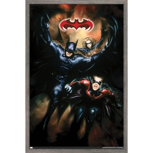 Trends International DC Comics Movie Batman & Robin - Heroes One Sheet Framed Wall Poster Prints - 1 of 4