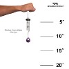 Woodstock Chimes Signature Collection, Precious Stones Chime, 12'' Amethyst Wind Chime PSAM - image 3 of 4