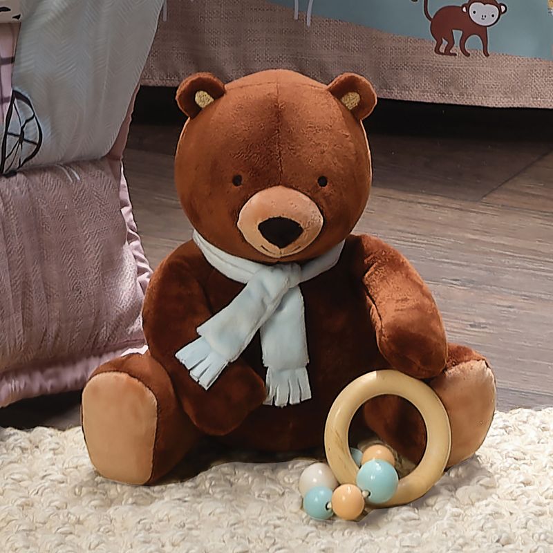 Bedtime Originals Up Up & Away Brown Bear Plush Stuffed Animal Toy, 5 of 7