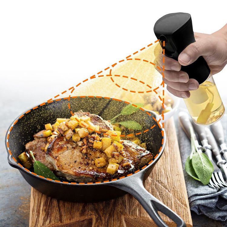 Cheer Collection Multi-Purpose Food Grade Oil Spray Bottle, 6 of 7