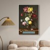 Art Remedy Ambrosius Bosschaert the Elder - Bouquet of Flower in a glass vase Classical vintage floral vase wall art Framed - 2 of 4