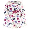 Touched by Nature Baby and Toddler Girl Organic Cotton Long-Sleeve Dresses 2pk, Pink Botanical, 4 Toddler - 3 of 3