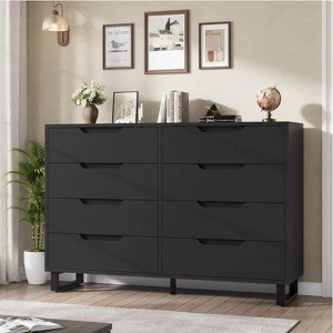 Nasitip 8 Drawer Dresser for Bedroom, 55"Freestanding Horizontal Drawer with Storage,for Home Office - 1 of 4