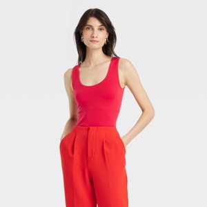Women's Slim Fit Seamless Tank Top - A New Day™ - 1 of 3