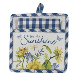 Park Designs Sunny Day Pocket Potholder Set of 4 - 1 of 4