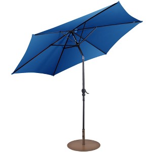 Costway 10ft Patio Umbrella Outdoor W/ 59 LBS Heavy-Duty Round Umbrella Stand - 1 of 4