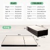 Vipbear Tri-Fold Memory Foam Mattress,Folding Mattress Queen with Washable Cover,Storage Bag & Non-Slip Bottom,Trifold Mattress for Yoga,RV - 2 of 4