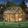 GustoWave 6x9 Ft Aluminum-Framed Polycarbonate Greenhouse Kit - 2 of 4