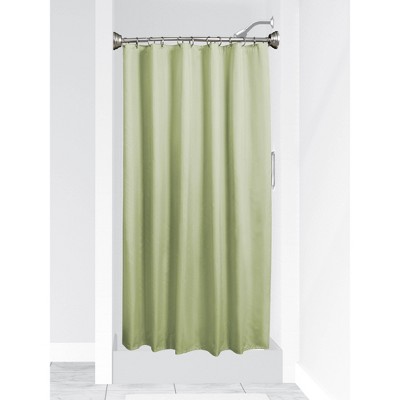 Adjustable Brushed Nickel Curved Shower Rod 32"-40"
