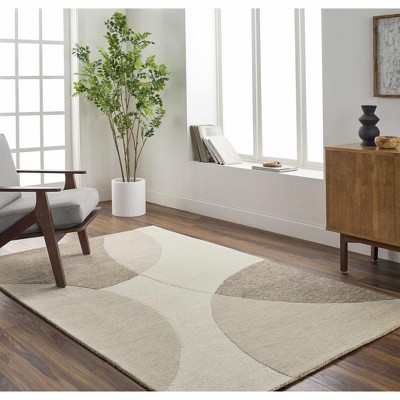 Hauteloom Cassiopeia Dark Brown & Beige Area Rug