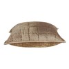 Parkland Collection,Byblo Taupe Solid Quilted Throw Pillow - 3 of 4
