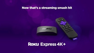 Roku Express 4K+ 2021 Streaming Media Player HD4K/HDR with Smooth Wire –