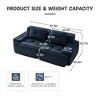 PexFix Modern L-Shaped Modular Sectional Sofa for Living Room Corduroy Fabric 2-Seater Couch with Deep Seat Pearl-like piping Anti-slip - 4 of 4