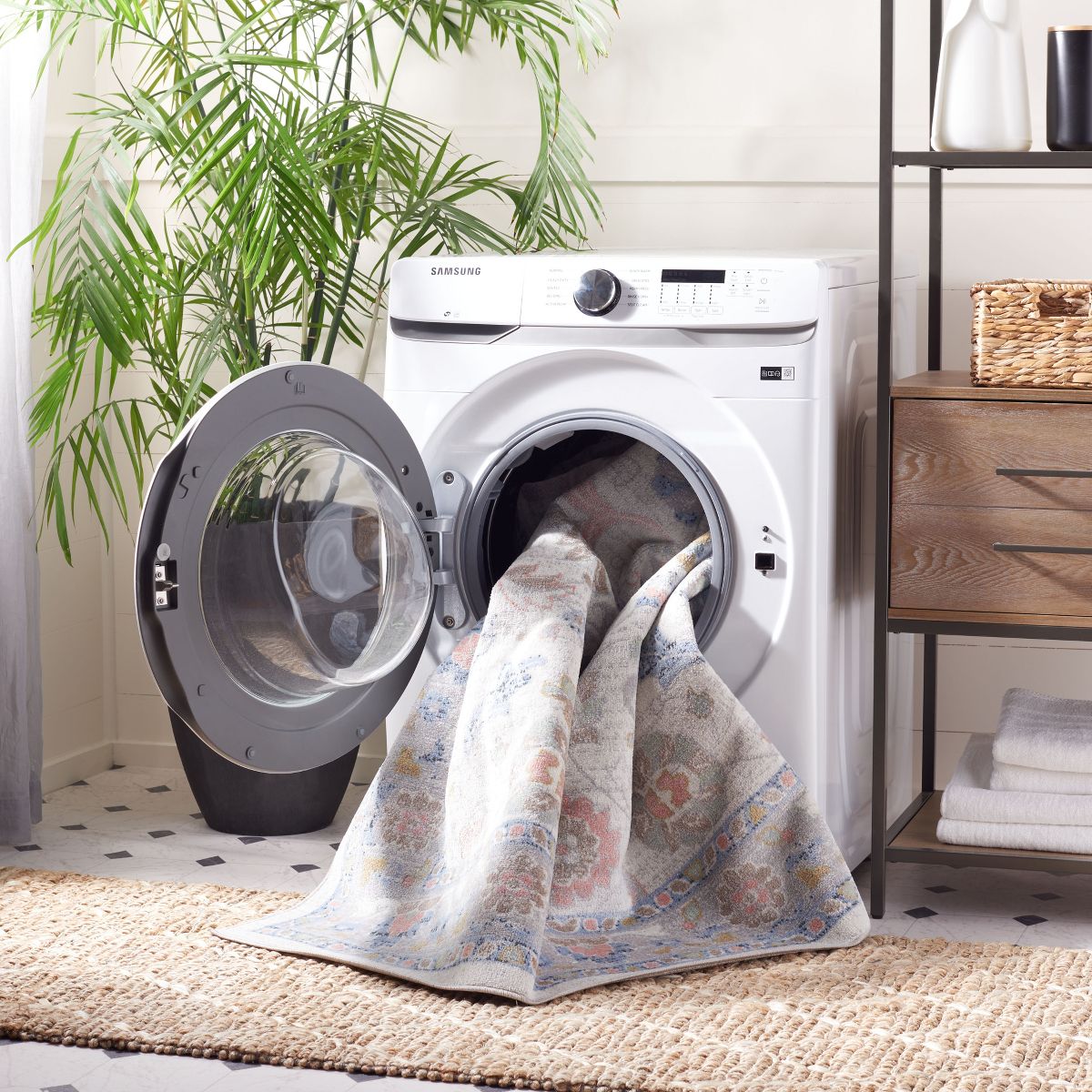Bayside BAY120 Machine Washable Power Loomed Indoor Rugs - Safavieh - thumbnail 2