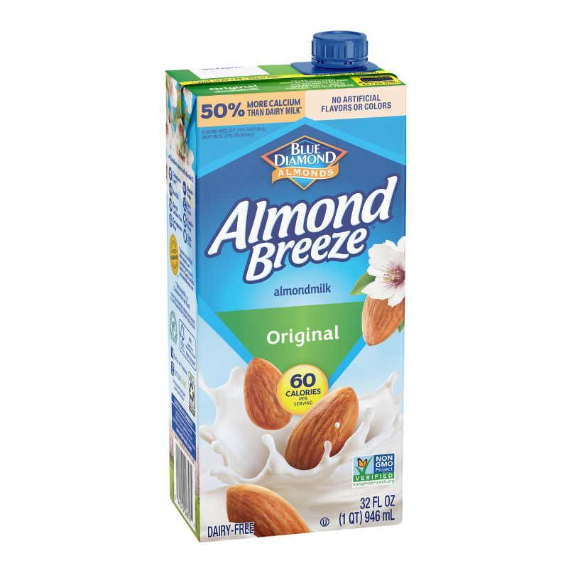 Almond Breeze Original Almond Milk - 1qt, 2 of 7