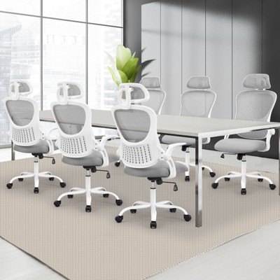 CENGHU Ergonomic Office Chair with High Back Lumbar Support,  Desk Chair with Flip-up Arms, Adjustable Headrest, Computer Gaming Chair
