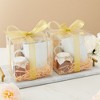 Juvale 30-Pack Clear Gift Boxes - 5x5x5 In Square Plastic Transparent Favor Boxes for Wedding, Baby Shower, Birthday Party - 2 of 4