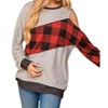 Women's ASYMMETRICAL COLD SHOULDER SWEATER - Haptics - 2 of 4