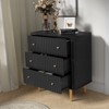 GlasFlength Decorative Storage Cabinets, Stylish and Functional Storage for Every Room, Bedroom, Living Room, Kitchen, Black,31.5”*15.7”*36" - 4 of 4