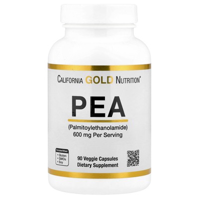 PEA Palmitoylethanolamide, Micronized PEA, Supports Relief from Occasional Minor Pain & Discomfort, Gluten Free, Soy Free, 300 mg, 90 Veggie Capsules