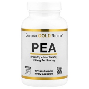 PEA Palmitoylethanolamide, Micronized PEA, Supports Relief from Occasional Minor Pain & Discomfort, Gluten Free, Soy Free, 300 mg, 90 Veggie Capsules - 1 of 4
