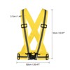 Unique Bargains Reflective Vest Adjustable 360 Degree High Visibility Safety Vest for Cycling Running Walking - 2 of 4