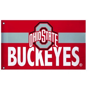 Evergreen Flag, SS New Burlap, Estate, Ohio State University - 1 of 4