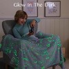 Joyfy Glow in The Dark Blanket 50" x 60" - Ultra Soft & Plush Blanket for Kids Birthday Bedroom Decor, Gaming Gifts for Girls Boys Age 2 3 4 + - 2 of 4