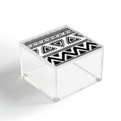 Marta Barragan Camarasa Boho Geometric 4" x 4" Acrylic Box - Deny Designs