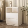 ATJafurn Modern Nightstands Storage Drawers Cabinet, Freestanding Floor Cabinet With 2 Drawers For Living Room and Dining Room - 2 of 4