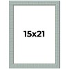 PosterPalooza | Refined Blue Picture Frame - UV Acrylic, Foam Board Backing, Hanging Hardware - 2 of 4