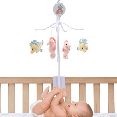 Disney Little Mermaid Musical Baby Crib Mobile with Plush Toys