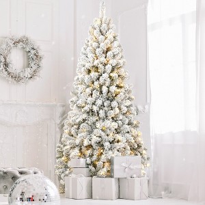 PVC Memory Wire Christmas Tree With Light, Christmas Indoor Outdoor Decoration - 1 of 4