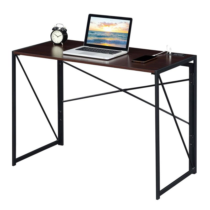 Extra Folding Desk with Charging Station - Breighton Home, 5 of 12