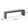 Kumasinova 63" Dining Bench for Kitchen,Premium Acacia Wood Kitchen Table Bench with 600lbs Capacity,Farmhouse Entryway Bench - 3 of 4