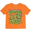 Nickelodeon Teenage Mutant Ninja Turtles Big Boys 3 Piece T-Shirt, Shorts and Jogger Pants Set - Orange, 12 - 2 of 4