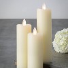 Slim LED Pillar Candle - Set of 3 - 2 of 4