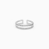 Bearfruit Jewelry Grace Double Band Adjustable Ring - 3 of 4